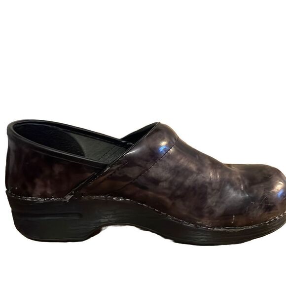 Dansko Black Mottled Clogs - 41 - Picture 6 of 10